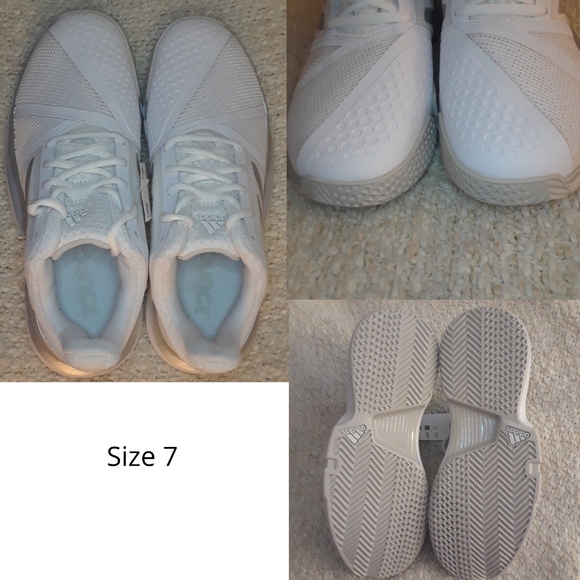 Adidas CourtJam Bounce Wide Sneaker White / Silver - Picture 4 of 10